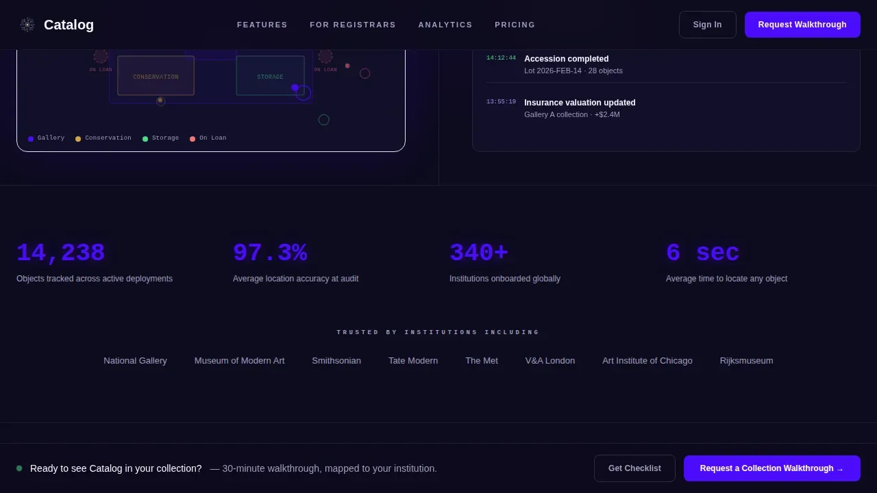Museum Vertical SaaS Directory Website Template