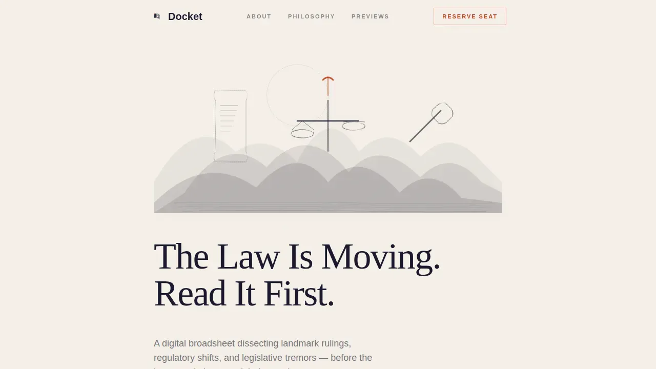 Insightful Law Firm Insights Landing Page Template