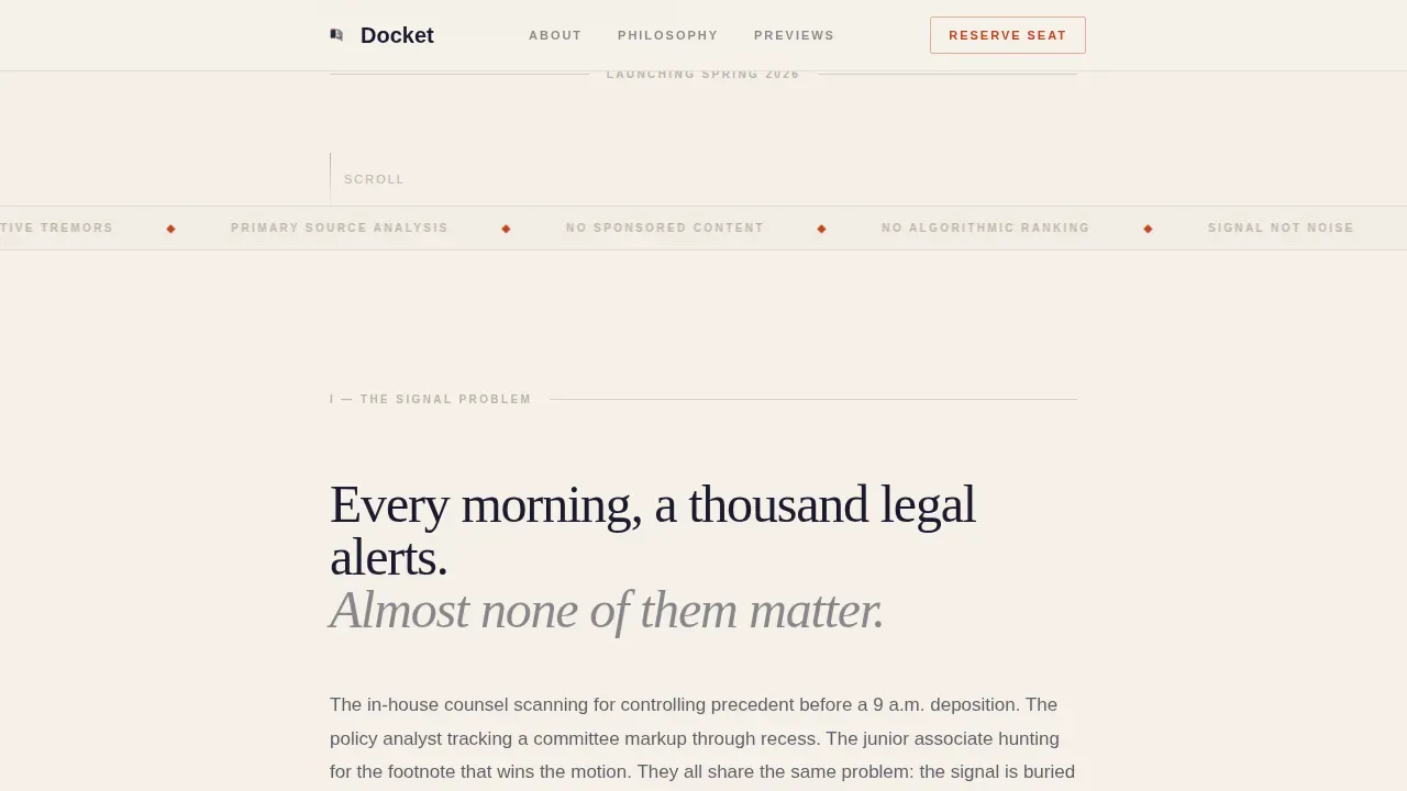 Insightful Law Firm Insights Landing Page Template