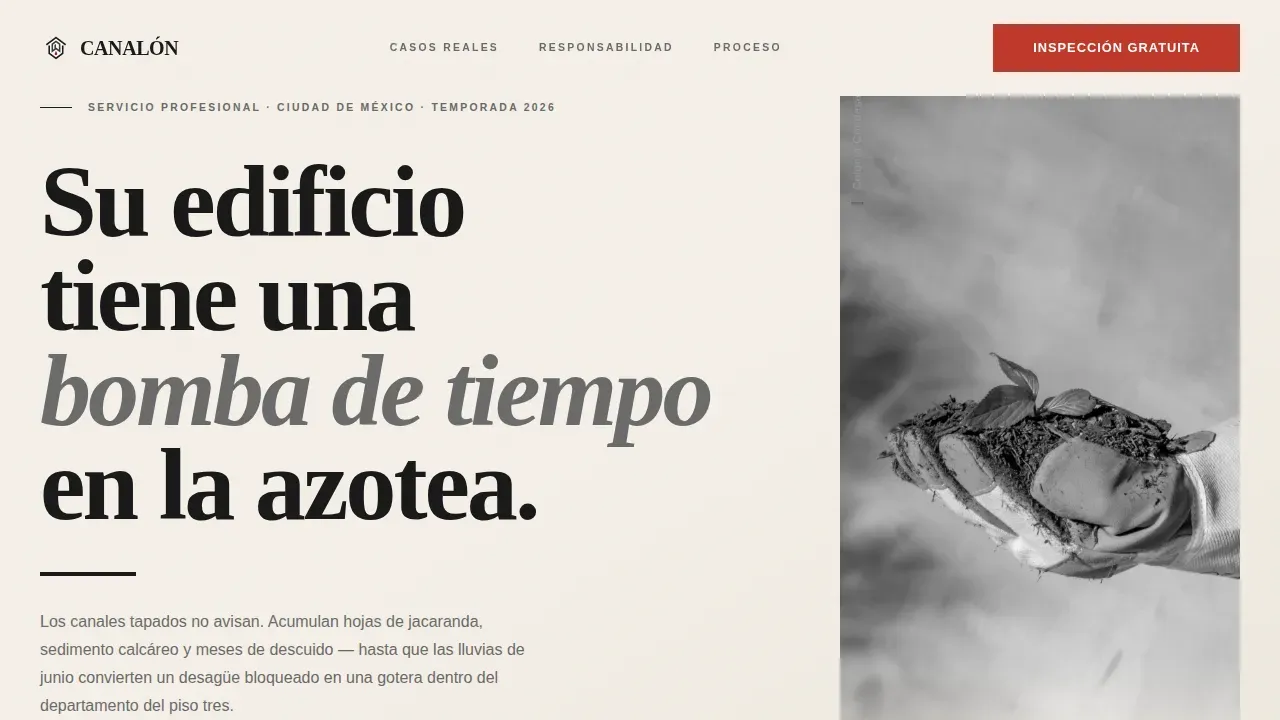 Expert Gutter Maintenance Landing Page Template