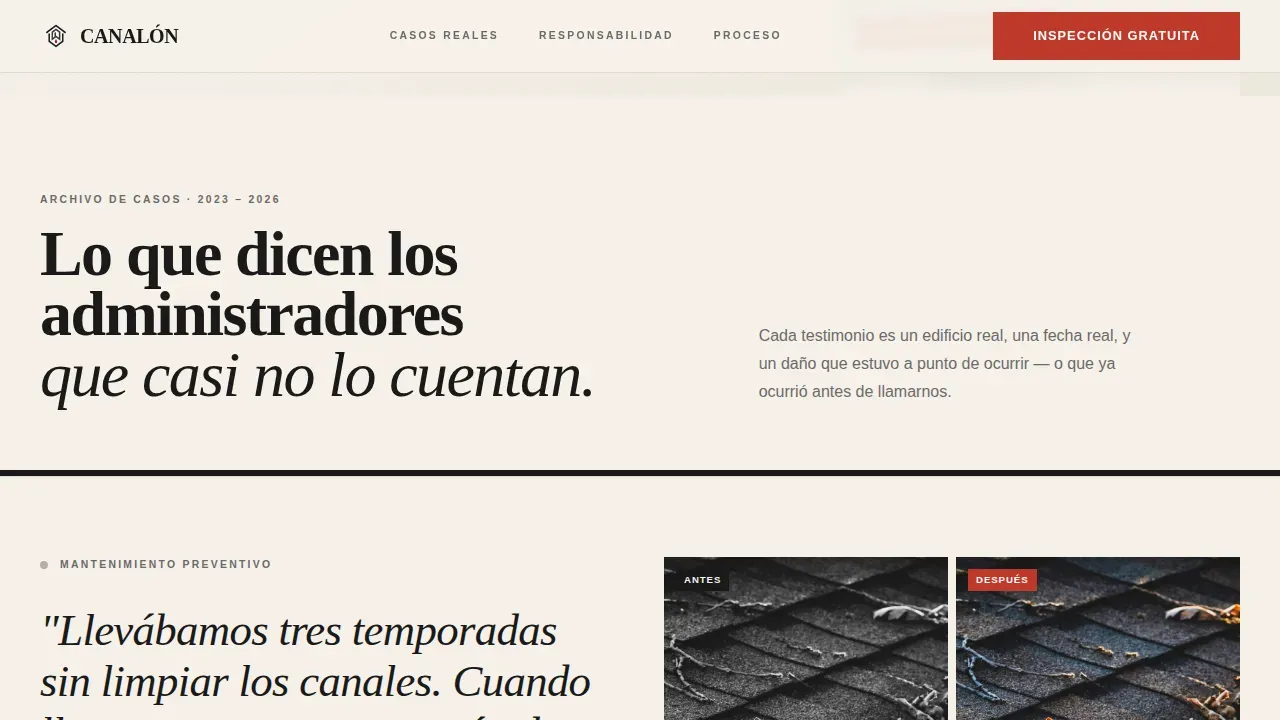 Expert Gutter Maintenance Landing Page Template