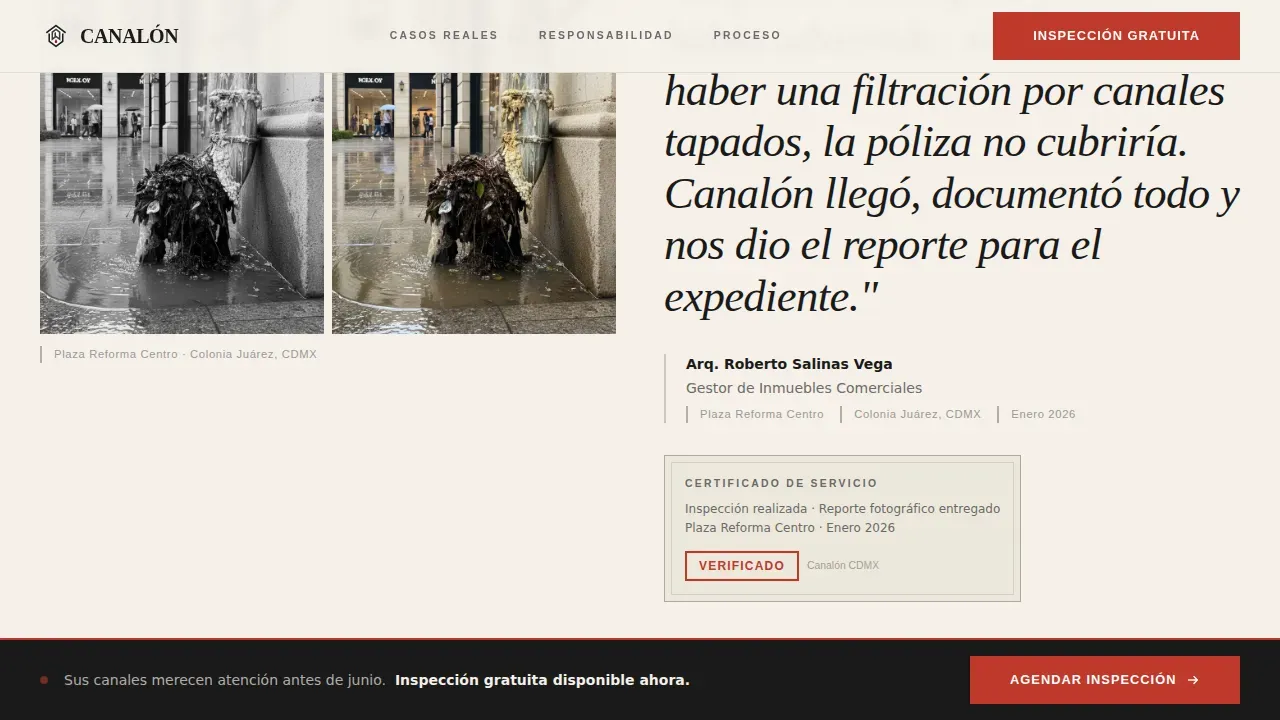 Expert Gutter Maintenance Landing Page Template