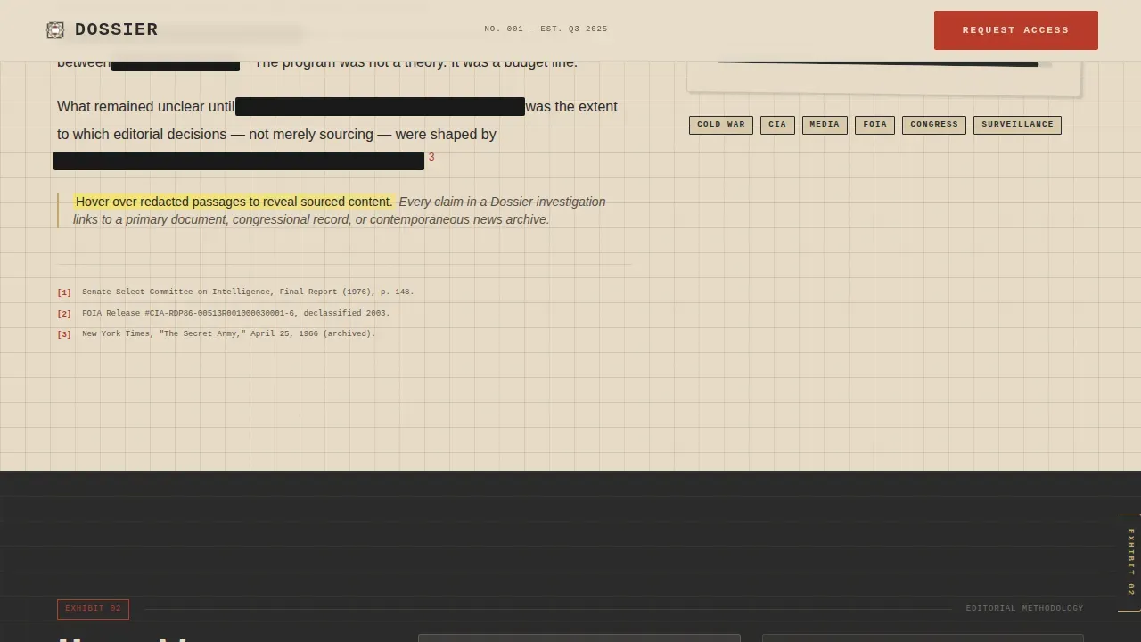 Conspiracy Theory Analysis Content Pre-Launch Website Template