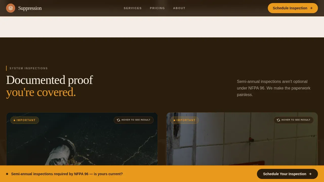 Expert Fire Safety Systems Landing Page Template