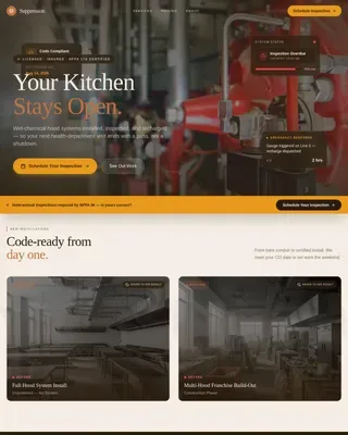 Expert Fire Safety Systems Landing Page Template