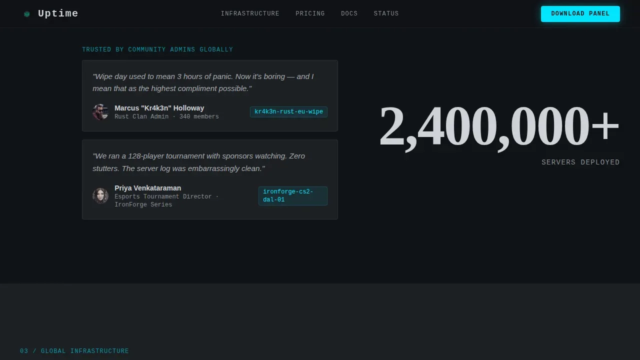 Specialist Cloud & DevOps Professional Website Template