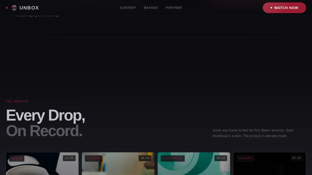 Immersive Review Platform Landing Page Template