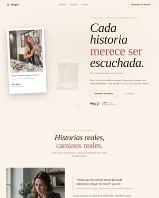 Specialist Latin American Community Portfolio & Case Study Website Template