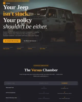 Vehicle Model Insurance Quotes | Free Website Template | Rocket