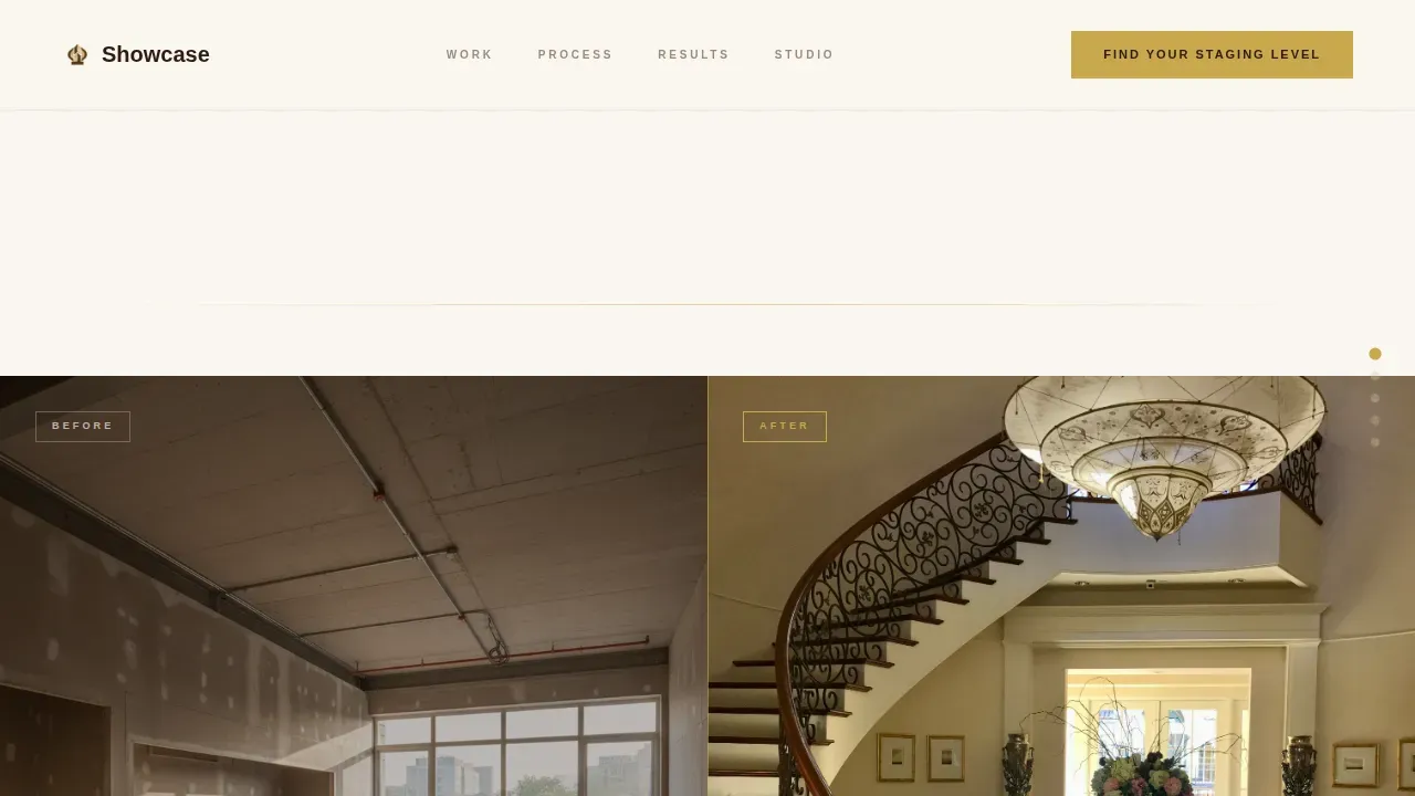 Advanced Home Staging & Decor Appointment Booking Website Template