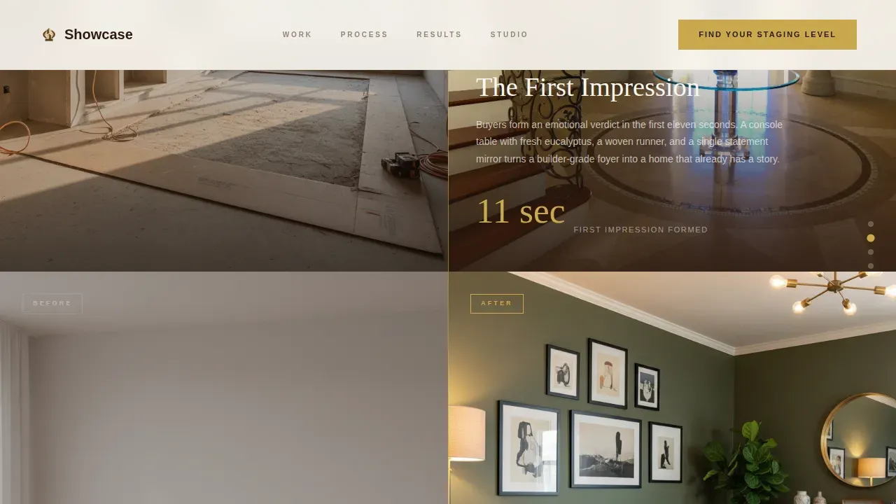 Advanced Home Staging & Decor Appointment Booking Website Template