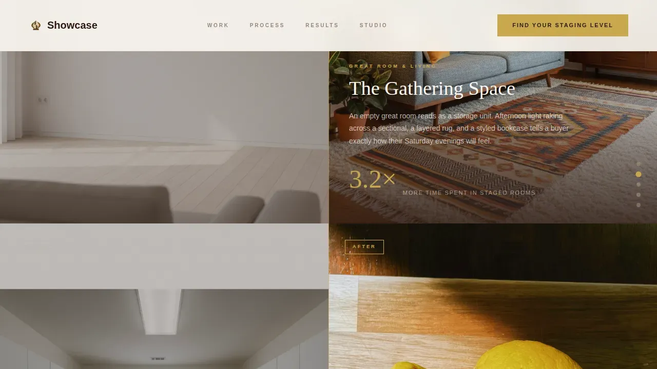Advanced Home Staging & Decor Appointment Booking Website Template