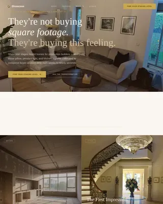 Advanced Home Staging & Decor Appointment Booking Website Template