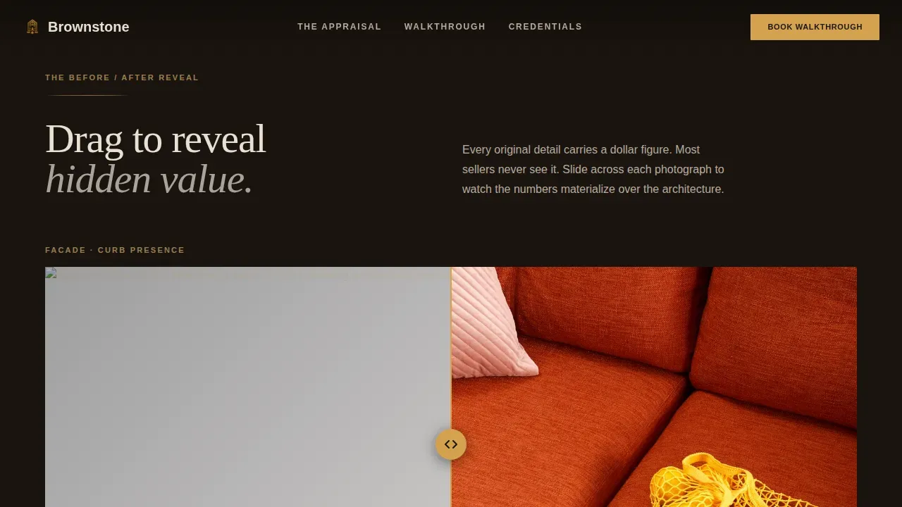 Certified Rowhouse Appraisal Landing Page Template