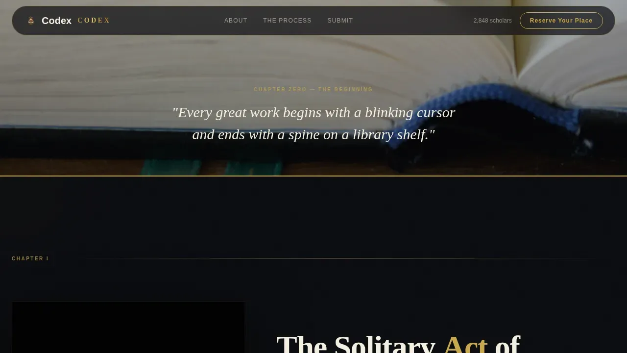 Local Publishing & Book Industry Pre-Launch & Coming Soon Website Template