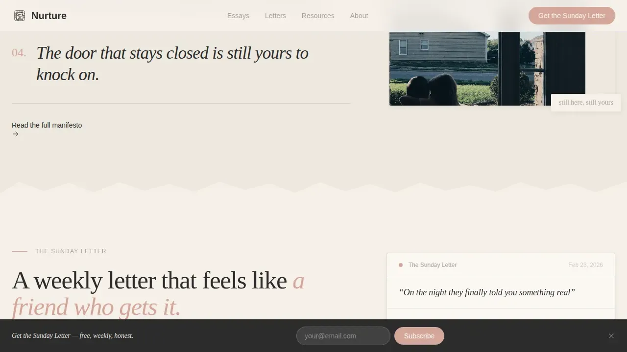 Supportive Teen Parenting Landing Page Template