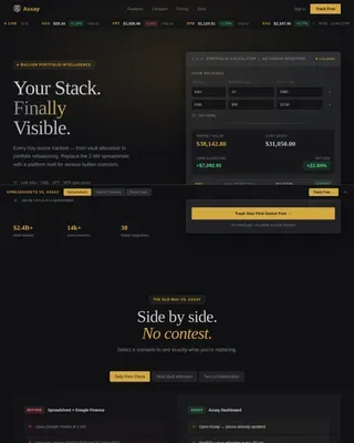Expert Portfolio Management Landing Page Template