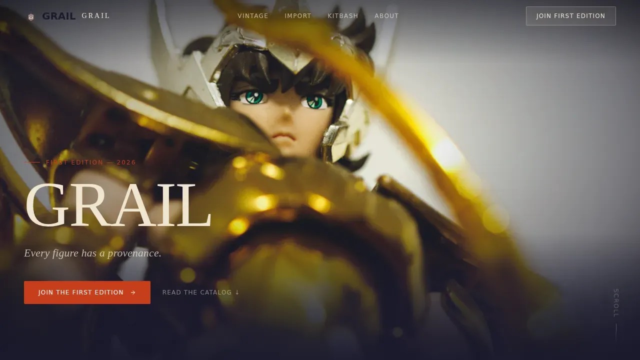 Premium Action Figure Marketplace | Free Website Template | Rocket