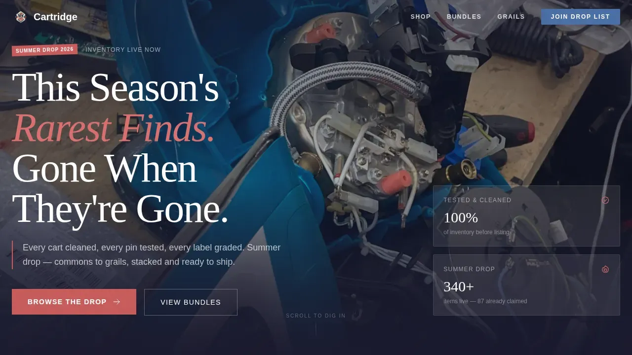 Hobby & Passion Supplies Professional Website Template