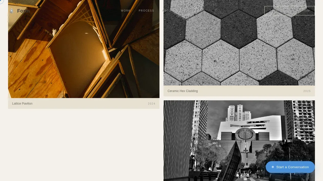 Parametric Design Studio Landing Page Template