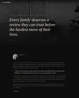 Authoritative Elder Care Blog Landing Page Template