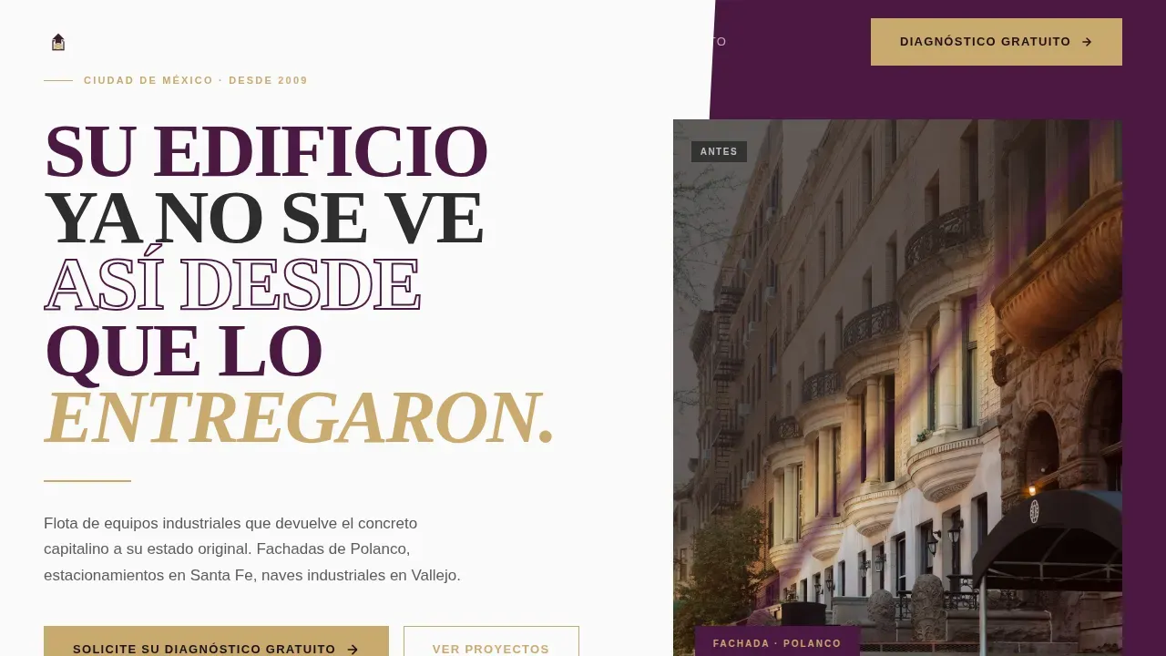 Mexico City Local Portfolio Website Template