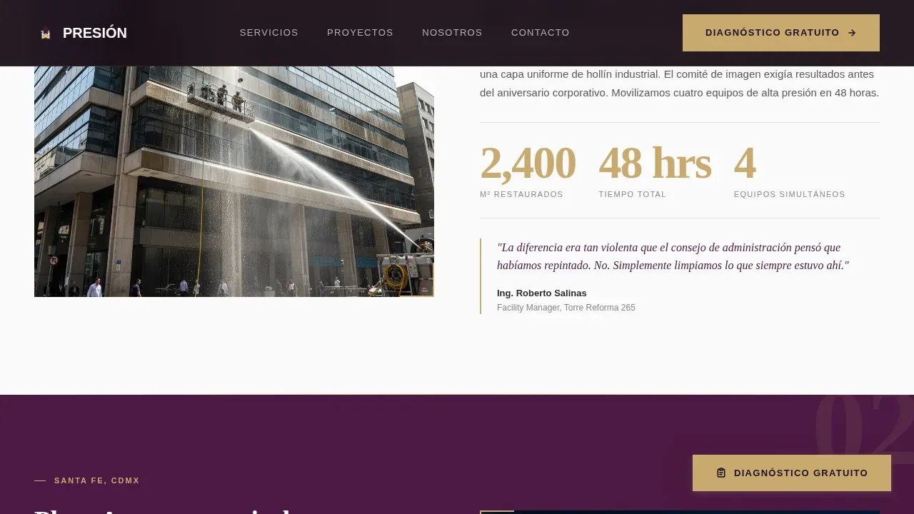 Mexico City Local Portfolio Website Template