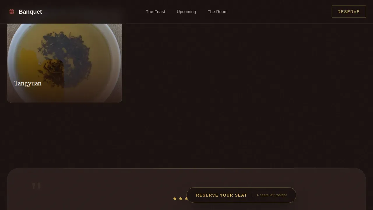 Chinese Dining Professional Website Template