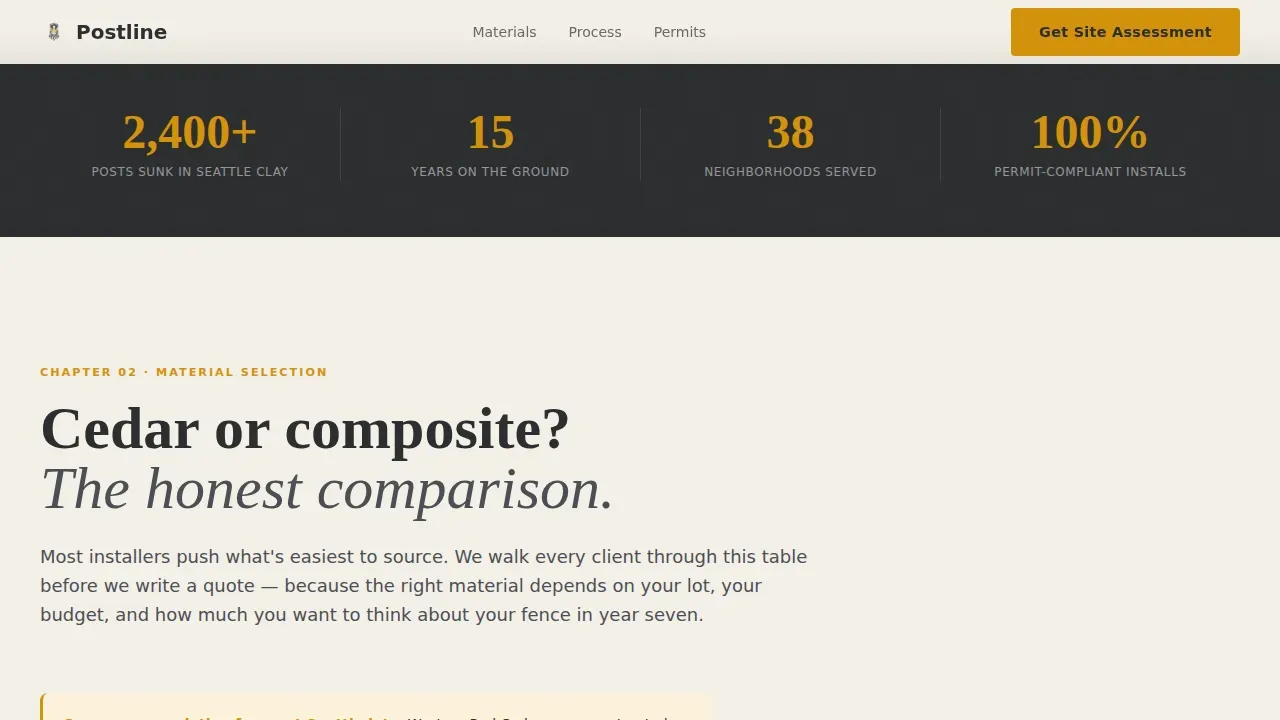 Expert Fence Installation | Free Website Template | Rocket