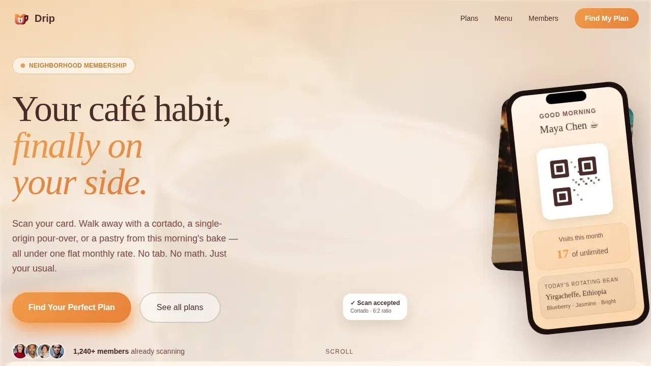 Subscription-Based Business Pricing Website Template