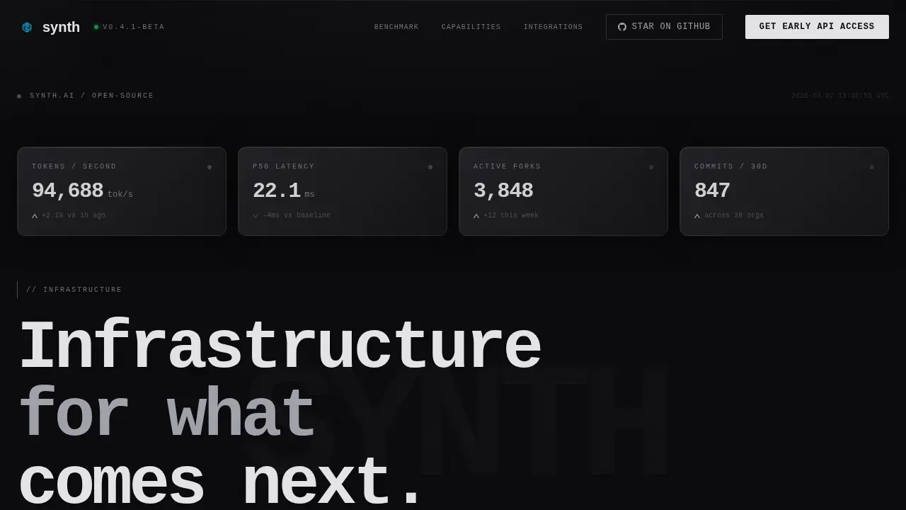 Generative AI Technology Professional Website Template