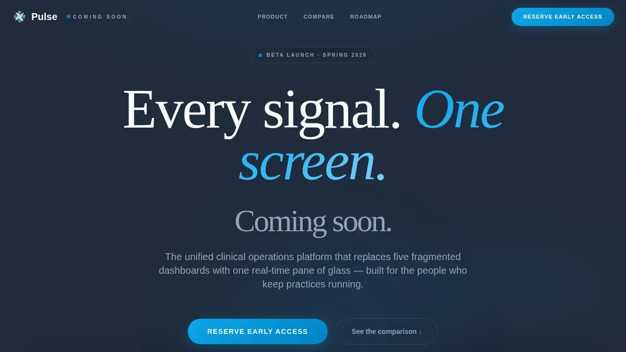 HealthTech Startup Professional Website Template