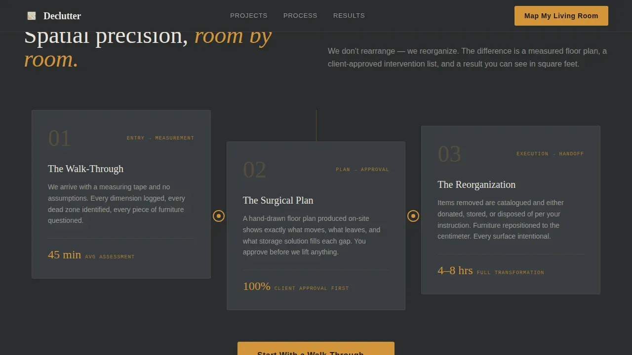 Living Room Renovation Professional Website Template