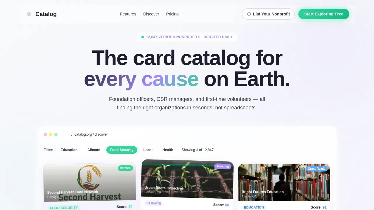 Nonprofit Digital Presence Reviews & Testimonials Website Template