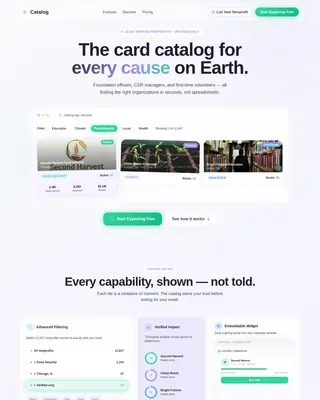 Nonprofit Digital Presence Reviews & Testimonials Website Template