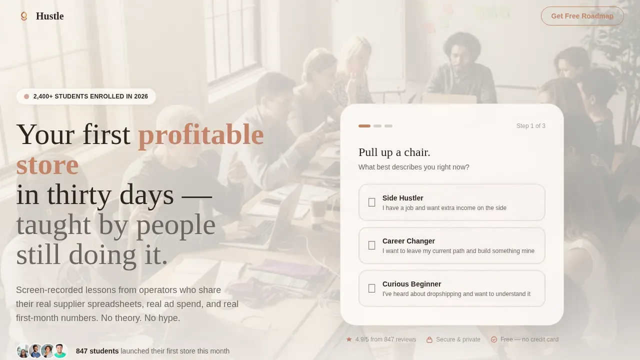 Online Skill Courses Professional Website Template
