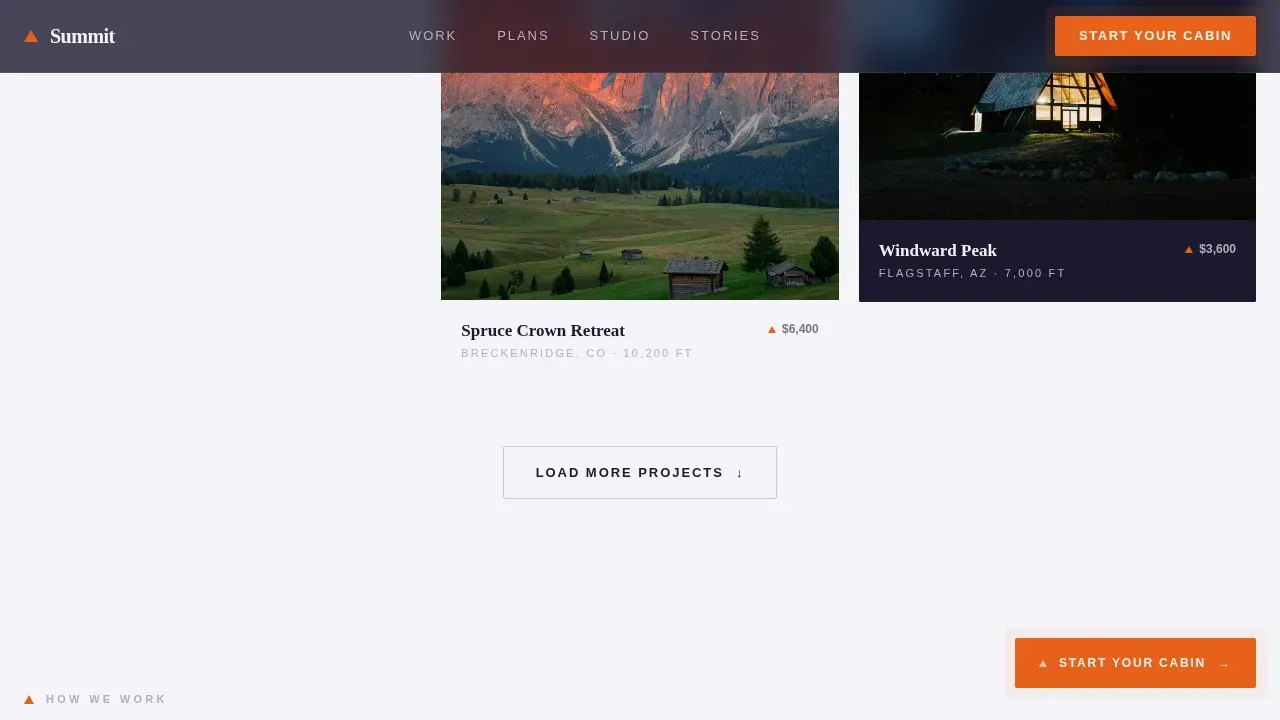 Residential Design Portfolio Website Template