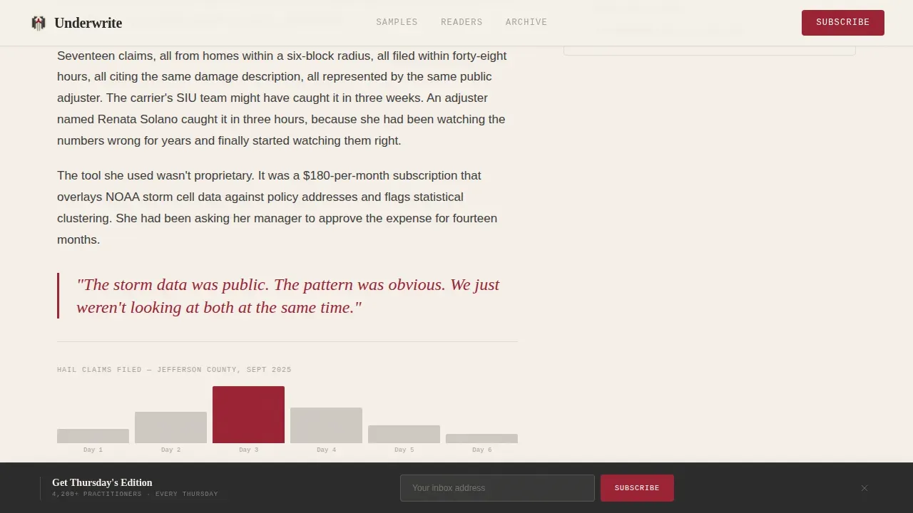 Insurance Blog & Media Blog Website Template