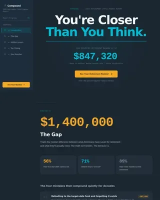 Financial Literacy & Education Professional Website Template