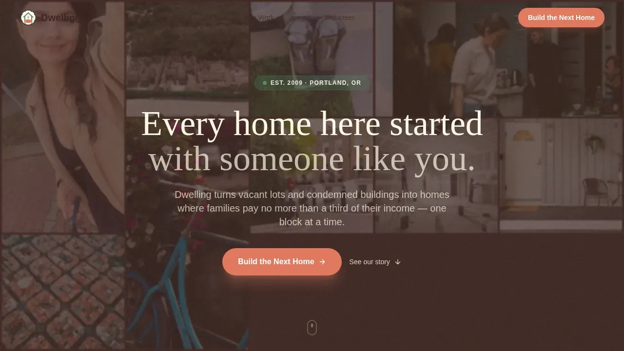 Housing & Homelessness Professional Website Template