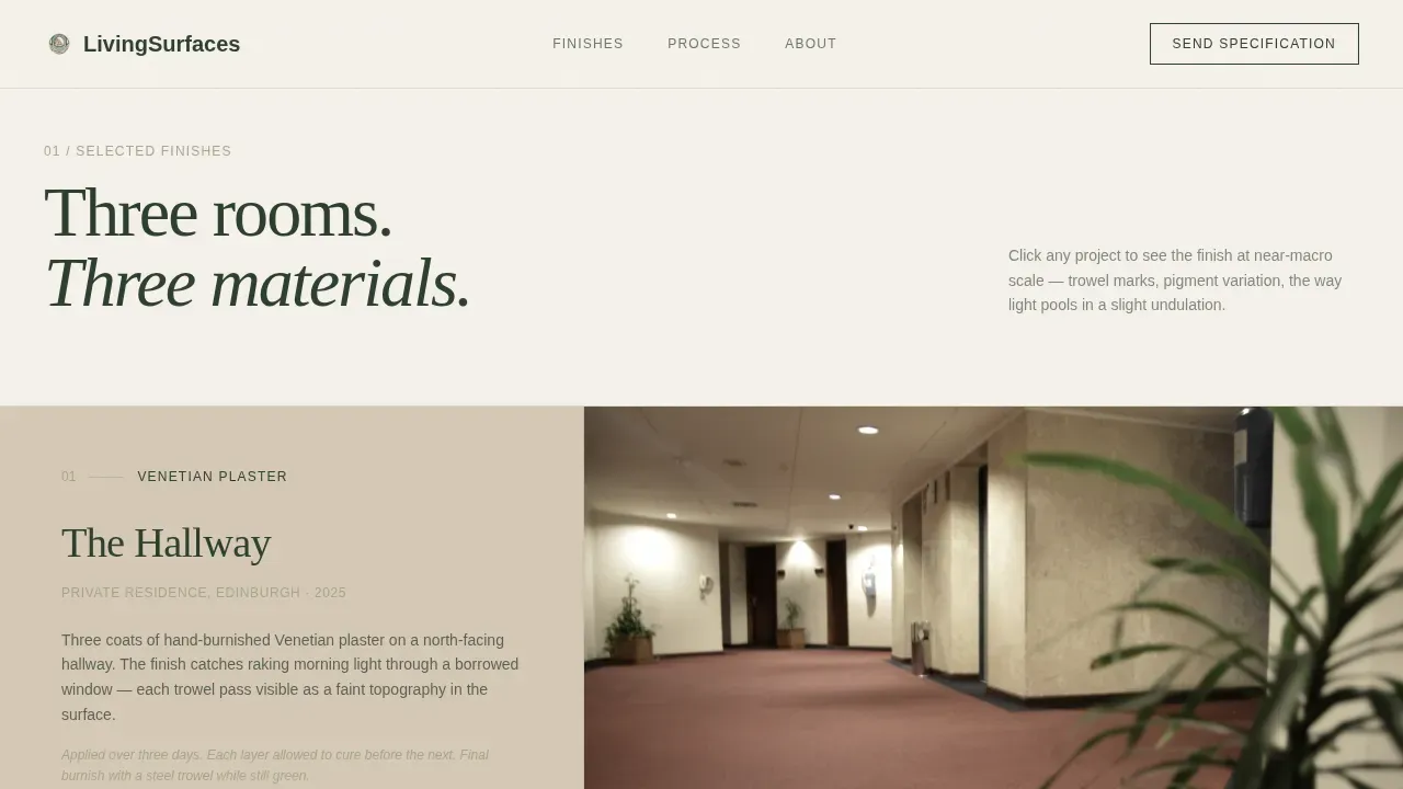 Drywall & Plastering Professional Website Template