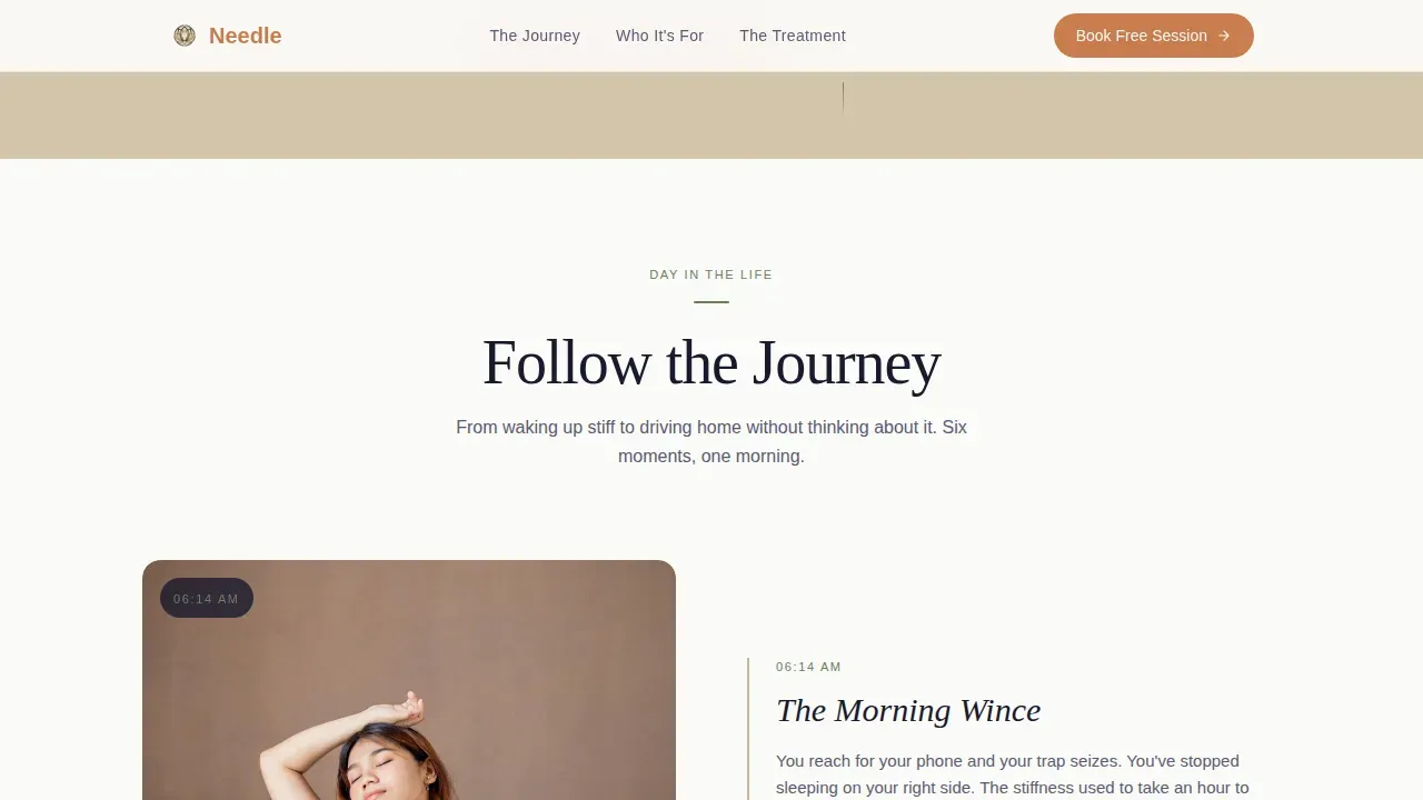 Chiropractor & Physical Therapy Booking Website Template