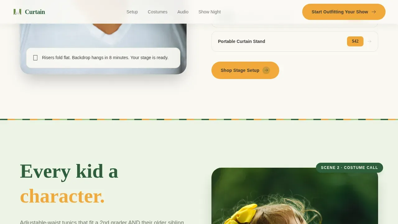 Kids Drama & Theater Directory Website Template