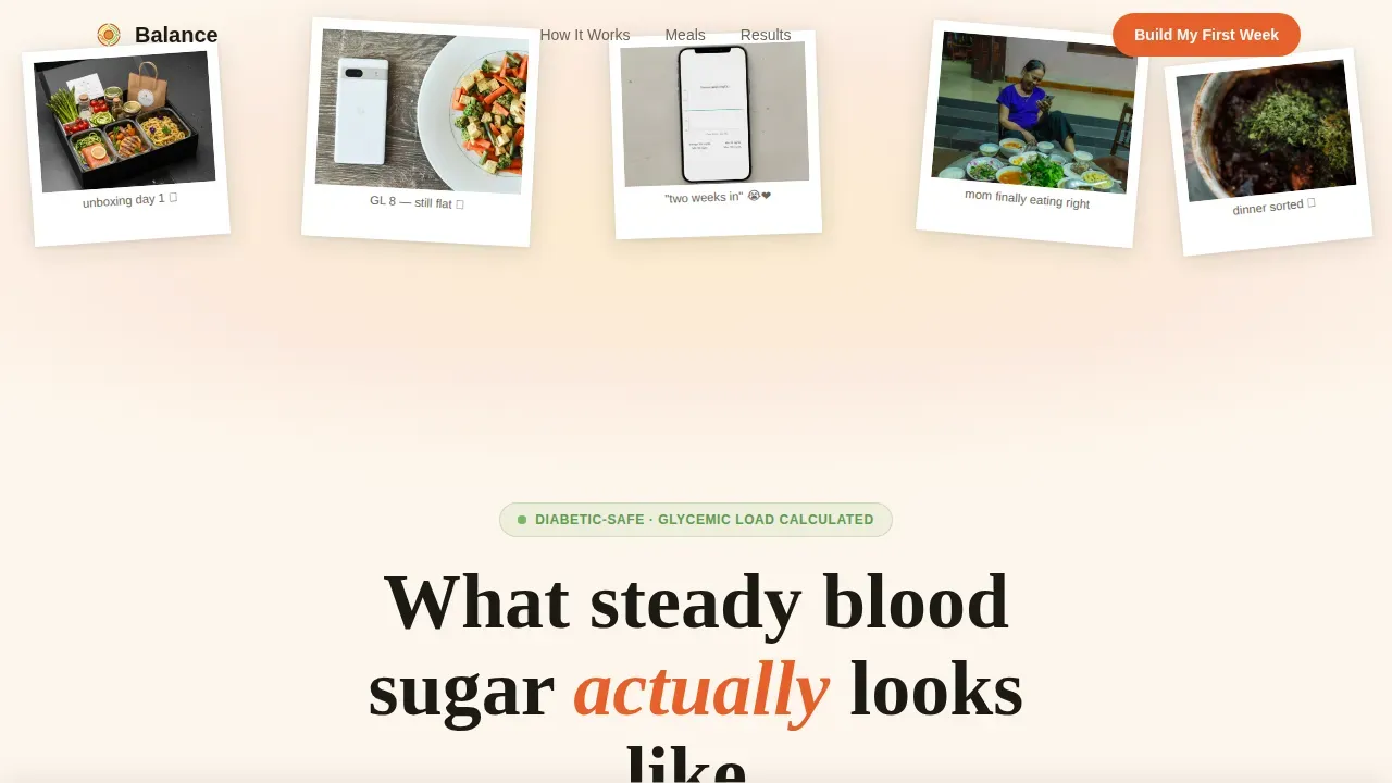 Specialized Diabetes Nutrition | Free Website Template | Rocket