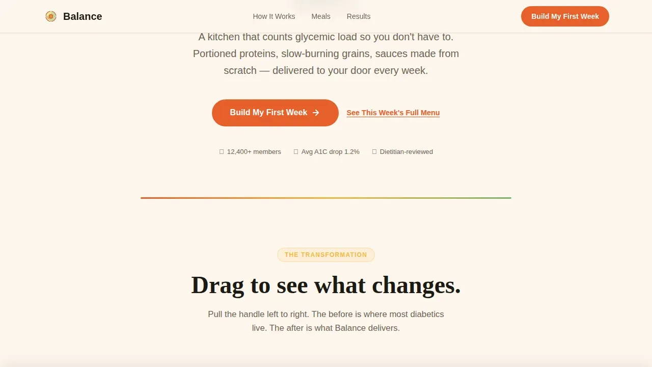 Specialized Diabetes Nutrition | Free Website Template | Rocket