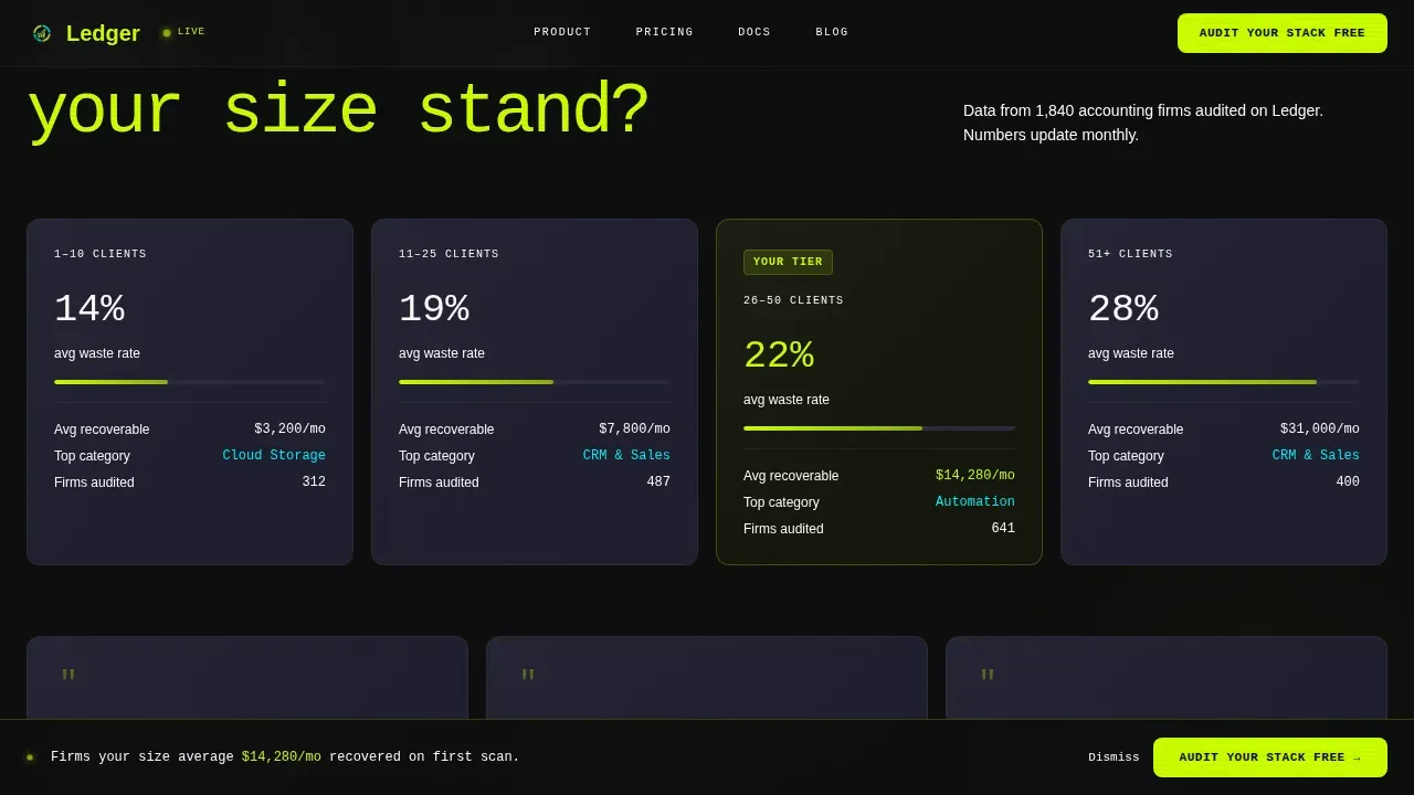 Accounting Firm Software Specialist Professional Website Template