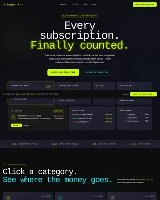 Accounting Firm Software Specialist Professional Website Template
