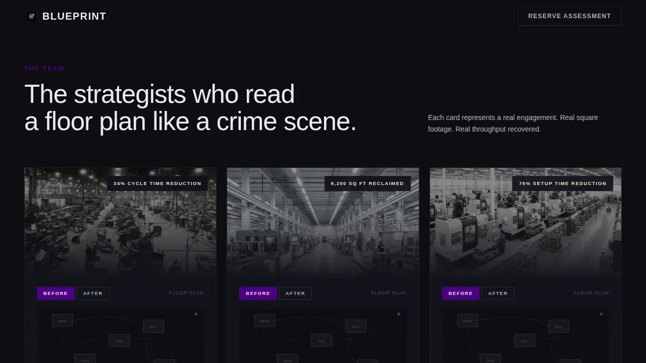 Industrial & Warehouse Design Pre-Launch Website Template
