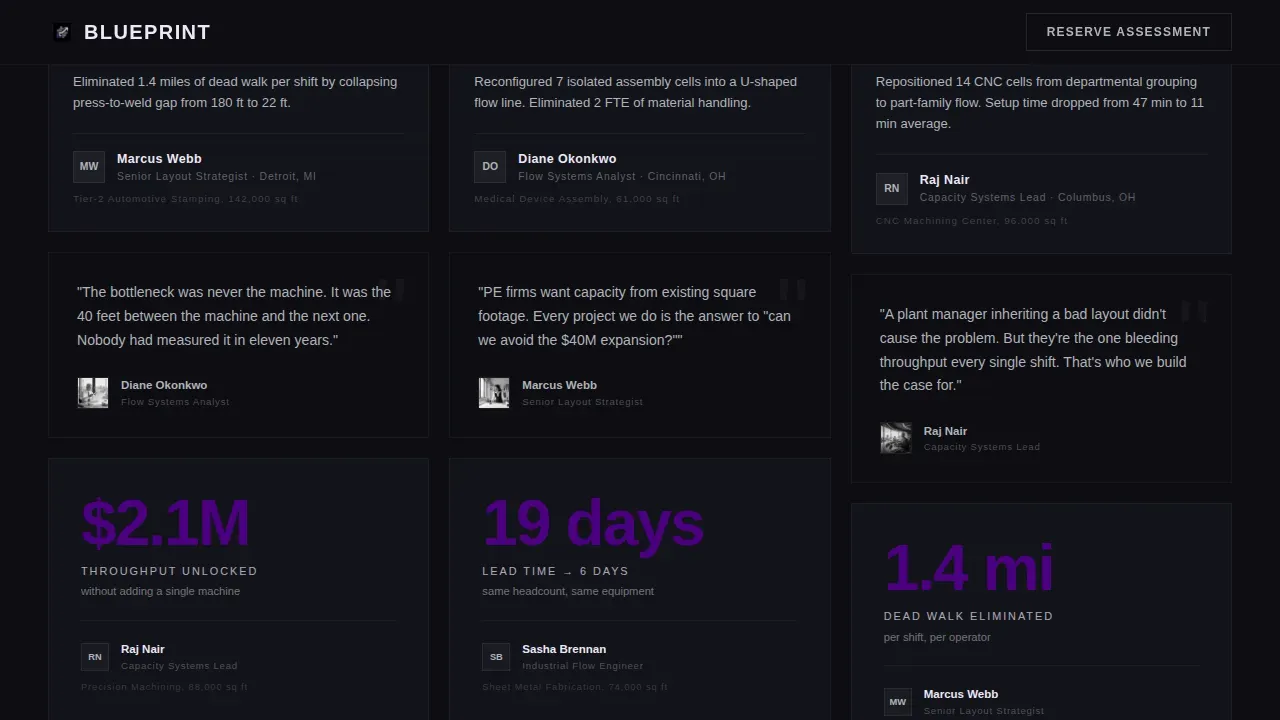 Industrial & Warehouse Design Pre-Launch Website Template