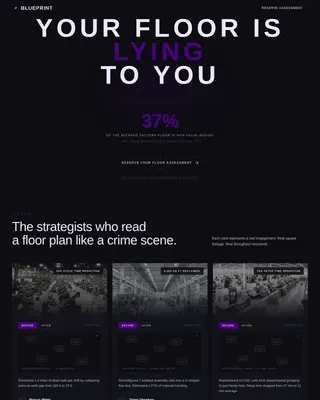 Industrial & Warehouse Design Pre-Launch Website Template